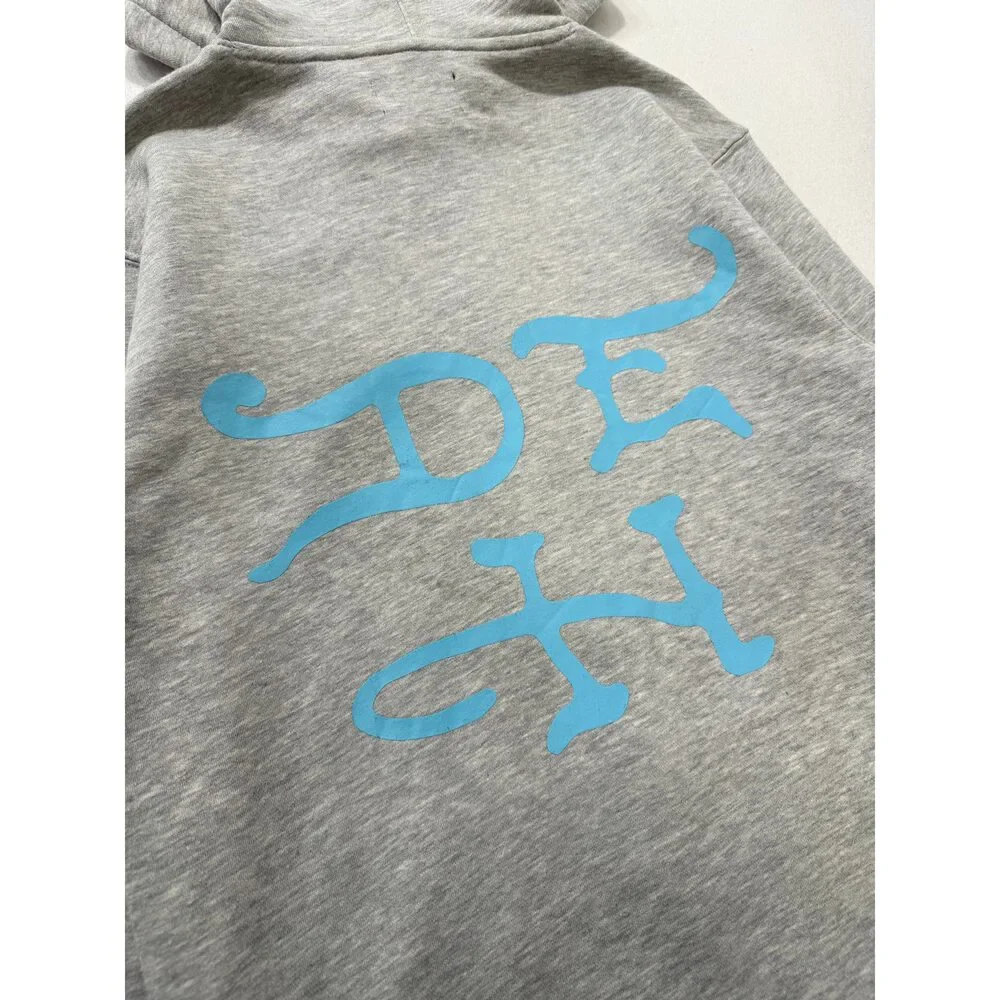 ED HARDY “Flying Skull” GREY PULLOVER HOODIE - Picture 6 of 8